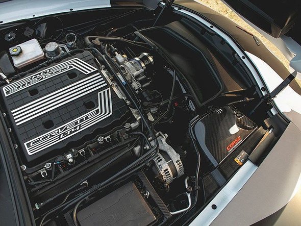 Corsa Carbon Fiber DryTech Air Intake, Red Dry Filter :: 2015-2019 C7 Corvette Z06