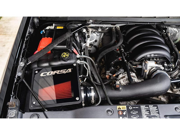 Corsa Performance Drytech Filter Closed Box Air Intake :: 2014-2019 Silverado 1500 6.2L V8
