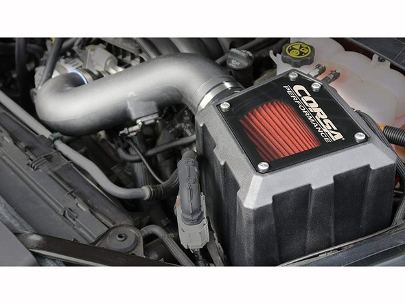 Corsa Performance DryTech Filter Closed Box Air Intake :: 2019-2021 Silverado 1500 5.3L V8