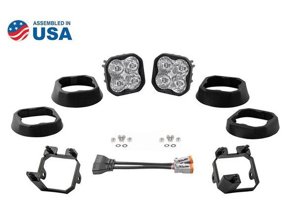 Diode Dynamics SS3 Sport LED Fog Light Kit, Yellow SAE/DOT Fog :: 2014-2015 GMC Sierra 1500
