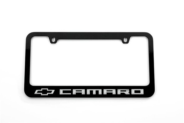 Camaro License Plate Frame Gloss Black 2010-2021