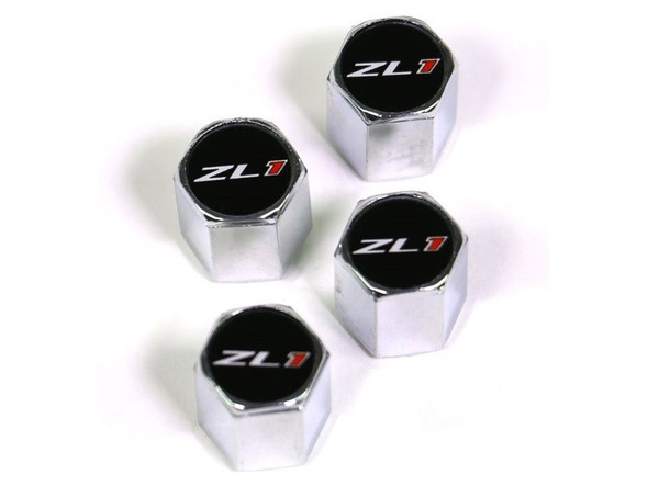 Elite Chrome "ZL1"  Valve Stem Caps :: 2012-2021 Camaro ZL1