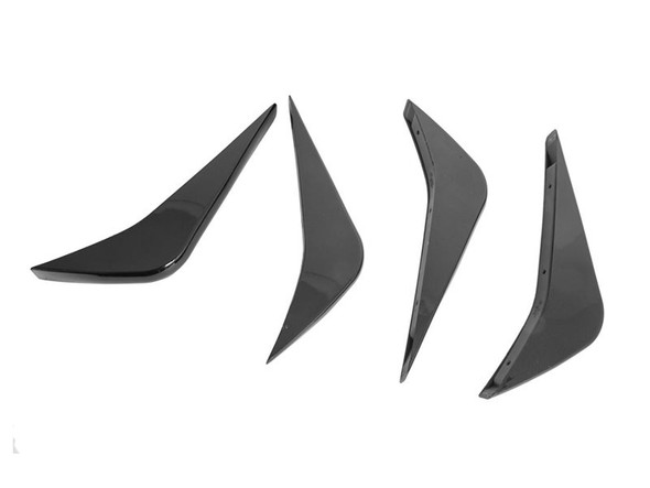 EOS Rear Bumper Diffuser Fins, Painted Carbon Flash :: 2014, 2015, 2016, 2017, 2018, 2019 C7 Corvette Non-ZR1