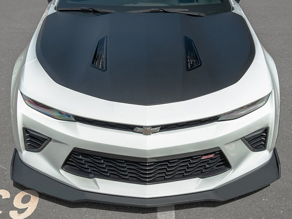 EOS ZL1 1LE Style Front Splitter and Side Skirts, Unpainted :: 2016, 2017, 2018 Camaro SS, 2019, 2020, 2021, 2022, 2023 Camaro Non-ZL1