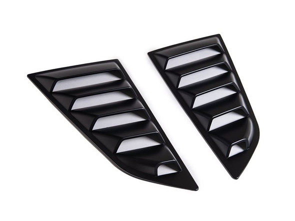 EOS Rear Side Window Louvers, Unpainted :: 2014, 2015, 2016, 2017, 2018, 2019 C7 Corvette Coupe