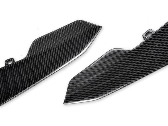 EOS ZL1 1LE Front Bumper Side Canards, Carbon Fiber :: 2017, 2018, 2019, 2020, 2021, 2022, 2023 Camaro ZL1/1LE