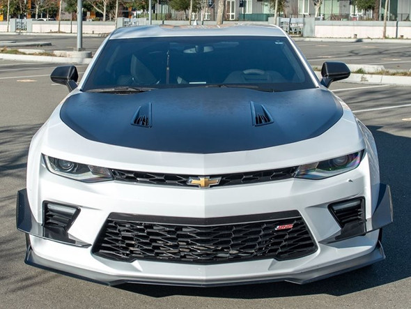 EOS Front Bumper Side Canards, Carbon Fiber :: 2016, 2017, 2018 Camaro SS