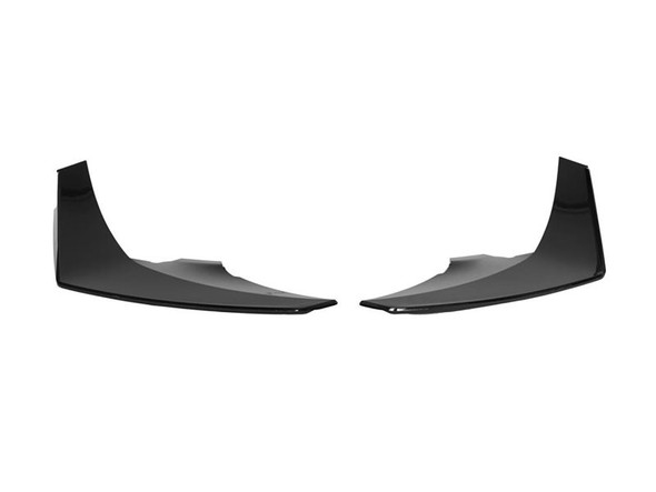 EOS Front Bumper Side Canards, Gloss Black :: 2016, 2017, 2018 Camaro SS