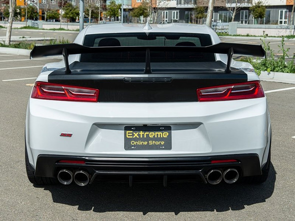 EOS ZL1 1LE Style Rear Spoiler, Unpainted :: 2019, 2020, 2021, 2022, 2023 Camaro Non-ZL1 w/ Rear Spoiler Camera