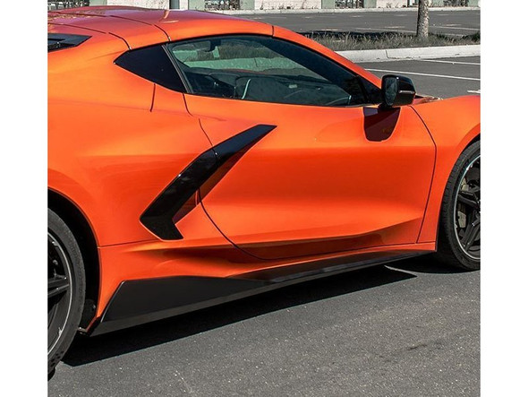 EOS 5VM Style Side Skirts, Unpainted :: 2020, 2021, 2022, 2023 C8 Corvette