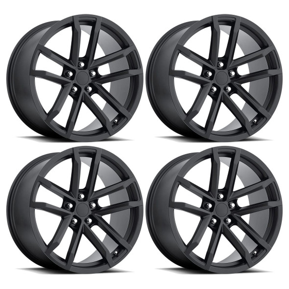 Factory Reproductions FR 41 ZL1 Replica Wheels, Satin Black, 20x9 & 20x10 :: 2010-2023 Camaro