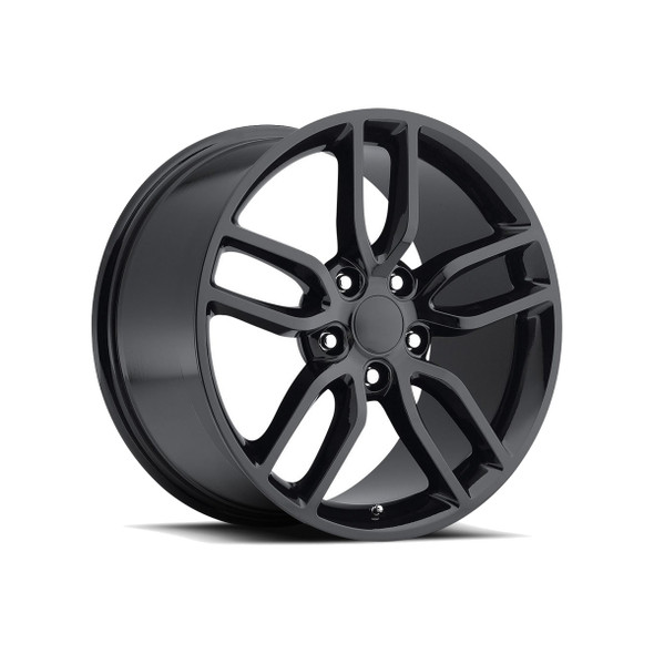 FR 26 Z51 Replica Front Wheel, Gloss Black, 19x8.5 :: 2014-2019 C7 Corvette Stingray