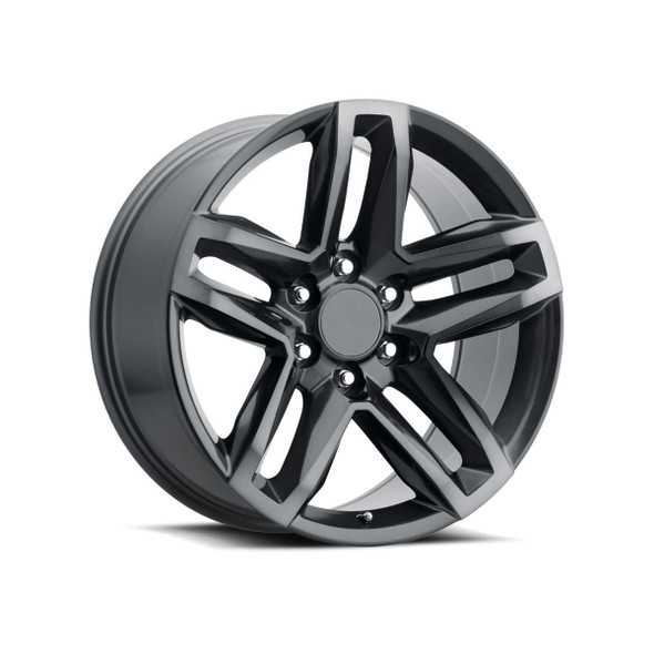 FR 94 Trail Boss Replica Wheel Set, Titanium Grey w/Dark Clear, 20x9 :: 2014-2025 Silverado & GMC Sierra 1500