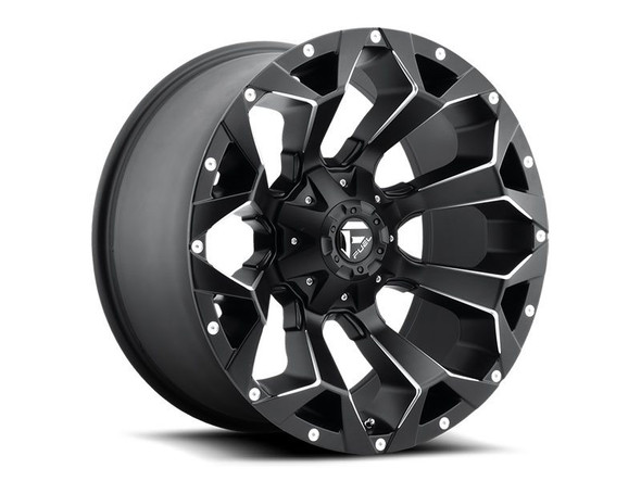 Fuel Off-Road D546 Assault Wheel Set, 20x10" -22mm, Gloss Black Milled :: 2014-2018 Silverado 1500