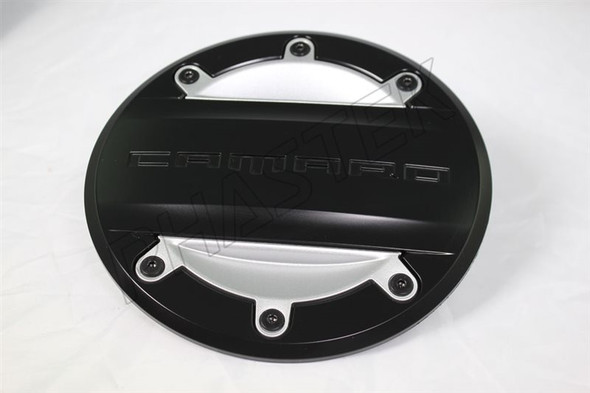 Chevrolet Custom Camaro Fuel Door - Silver Insert :: 2016-2021 Camaro