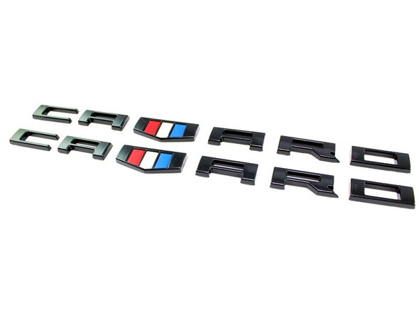 Chevrolet Heritage "CAMARO" Letters in Gloss Black :: 2010-2021 Camaro