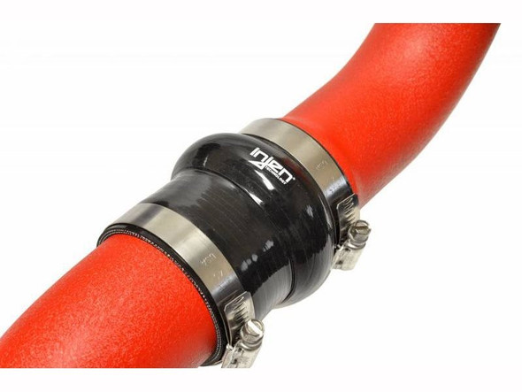 Injen SES Intercooler Pipes, Wrinkle Red :: 2016-2021 Camaro I4 2.0L Turbo