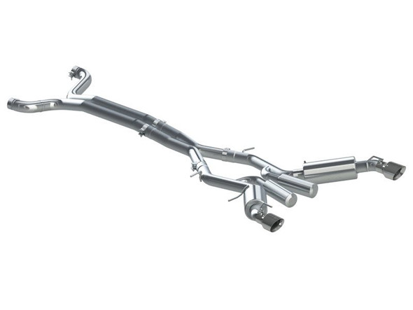 MBRP XP Series 3" Dual Cat-Back Exhaust System w/ 4.5" Dual Tips, T409 Stainless Steel :: 2016-2021 Camaro SS Manual Coupe w/ Non-NPP