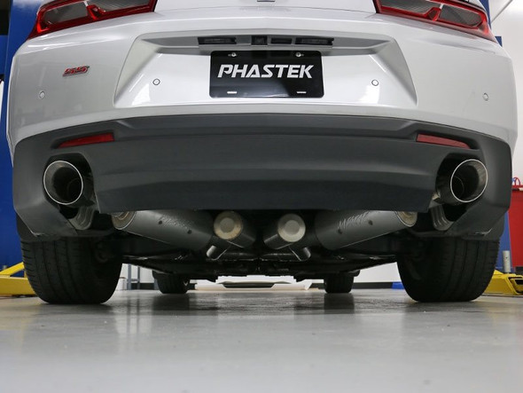 MBRP XP Series 3" Dual Cat-Back Exhaust System w/ 4.5" Dual Tips, T409 Stainless Steel :: 2016-2021 Camaro SS Manual Coupe, Non-NPP