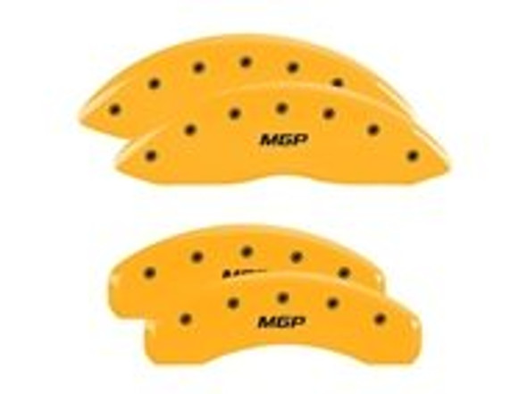 MGP Logo Caliper Covers MGP Logo, Set of 4, Yellow :: 2016-2022 Camaro SS