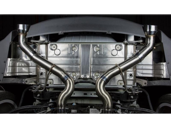 Mishimoto 3" Race Axle-Back Exhaust System, 4.5" Dual Polished Tips :: 2016-2021 Camaro 2.0T