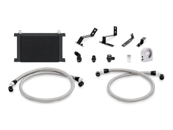 Mishimoto Engine Oil Cooler Kit, Black w/Non-Thermostatic Plate :: 2016-2021 Camaro SS