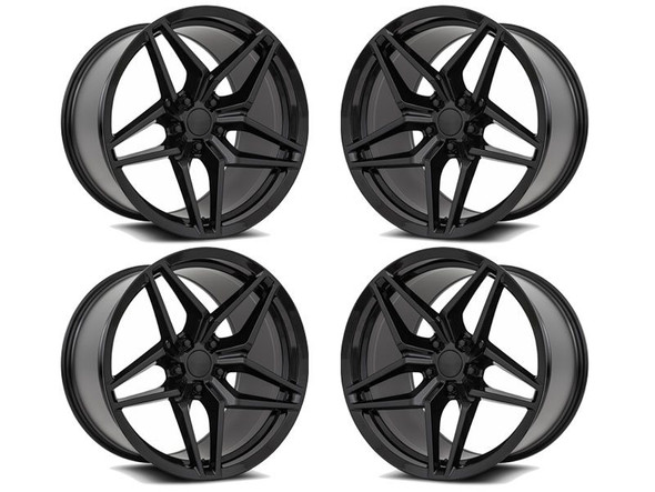 MRR M755 - ZR1 Style Replica Wheels, Gloss Black, 20x10 & 20x11 :: 2010-2023 Camaro