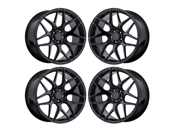 MRR FS01 Forged Wheel Set, 20x10" +23 & 20x11" +43, Gloss Black :: 2010-2022 Camaro