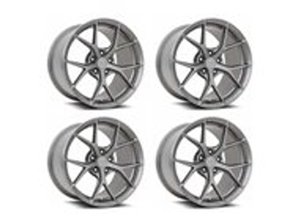 MRR FS06 Flow Forged Wheel Set, 19x8.5" +38 & 20x11" +48, Matte Silver :: 2020-2022 C8 Corvette