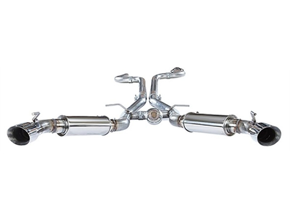 MRT 3" Version 2 Cat-Back Exhaust System, w/ 4" Dual Polished Tips :: 2016, 2017, 2018, 2019, 2020, 2021, 2022, 2023 Camaro SS