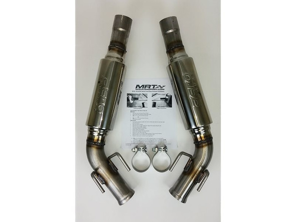 MRT 2.5" Version 1 Axle-Back Exhaust System :: 2010, 2011, 2012, 2013, 2014, 2015 Camaro SS w/ GFX