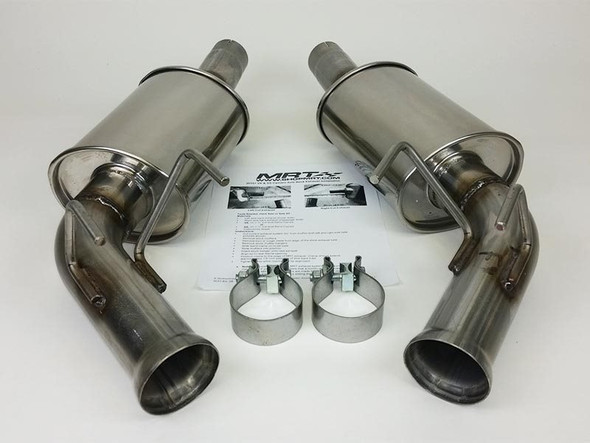 MRT 2.5" Version 2 Axle-Back Exhaust System :: 2010, 2011, 2012, 2013, 2014, 2015 Camaro V6 w/ GFX
