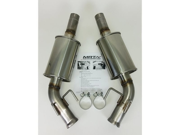 MRT 2.5" Version 2 Axle-Back Exhaust System :: 2010, 2011, 2012, 2013, 2014, 2015 Camaro V6 w/ GFX