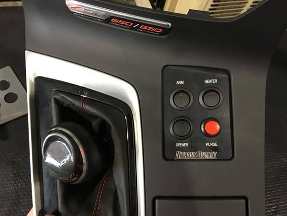 Nitrous Outlet Power Outlet Tray Switch Panel :: 2014-2019 C7 Corvette