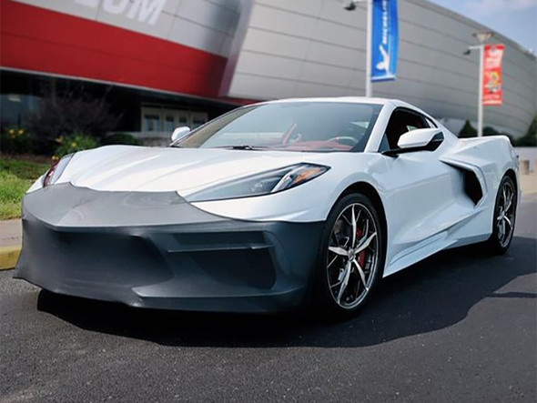 NoviStretch Front Bumper Mask :: 2020-2025 C8 Corvette Stingary & Z06