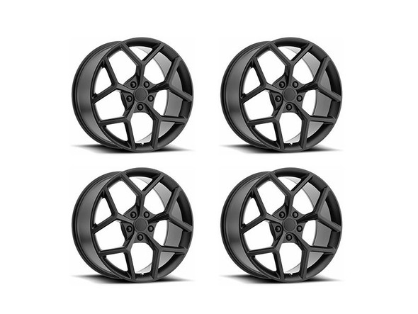 OE Creations Camaro PR126 Z28 Replica Wheel Set, 20x9" and 20x10" in Matte Black