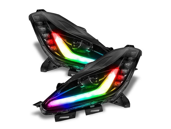 Oracle Dynamic ColorSHIFT DRL Headlight Upgrade Kit w/ Switchback Turn Signals :: 2014-2019 C7 Corvette