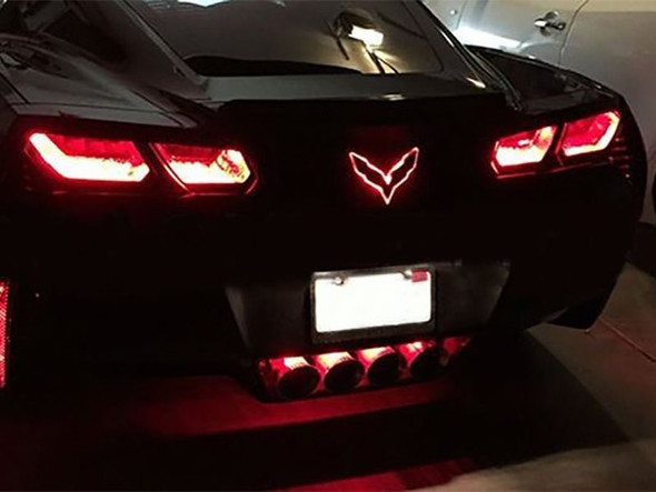 Oracle ColorSHIFT Illuminated Rear Emblem, Single Intensity :: 2014-2019 C7 Corvette