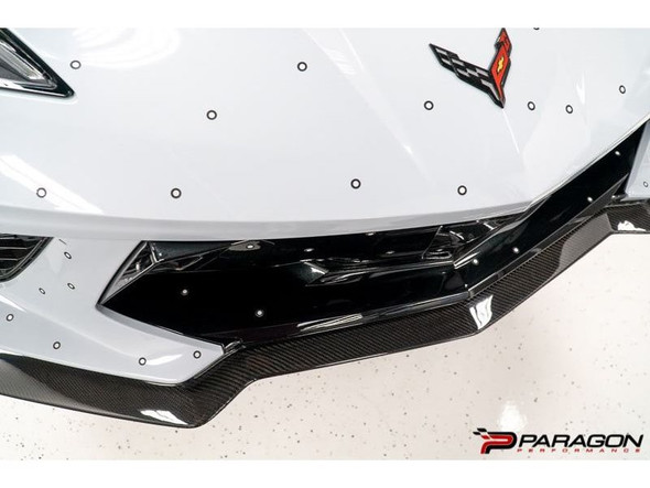 Paragon Performance 5VM Style Front Lip Spoiler, Carbon Fiber :: 2020-2022 C8 Corvette