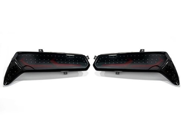 Auto Revitalization Sequential LED Tail Lights, Black Housing/Smoked Lens :: 2014-2019 C7 Corvette