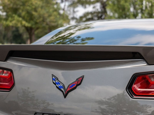 Phastek Emblem Overlay Vinyl, Front and Rear :: 2014-2019 C7 Corvette