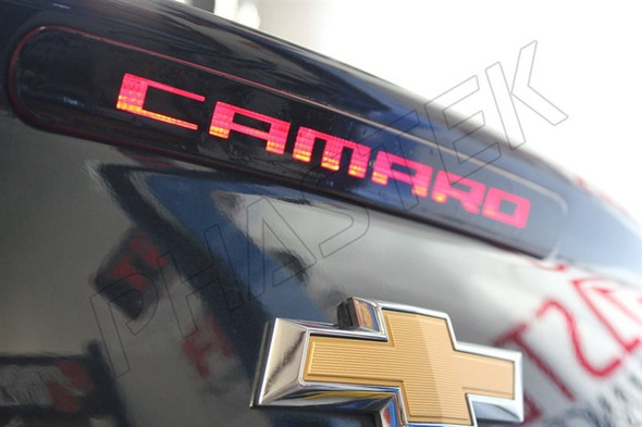 2014-2015 Camaro 3rd brake light Blackout kit with "CAMARO" text!