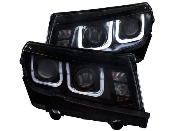 Oracle Square Style LED Halo Headlight Kit, White :: 2014-2015