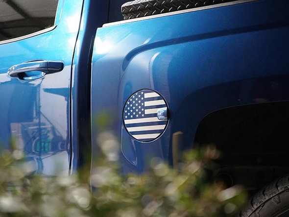Phastek American Flag Fuel Door Vinyl :: 2014-2018 GMC Sierra 1500