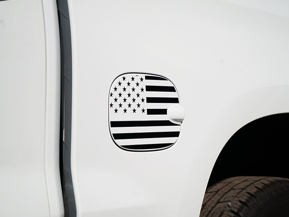 Phastek American Flag Fuel Door Vinyl :: 2019-2021 GMC Sierra 1500