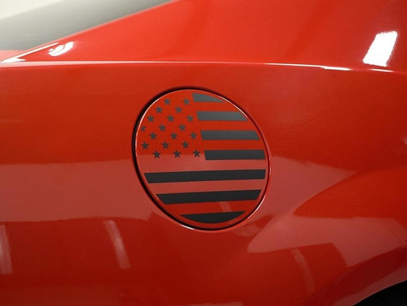 Phastek American Flag Fuel Door Vinyl :: 2019-2021 GMC Sierra 1500