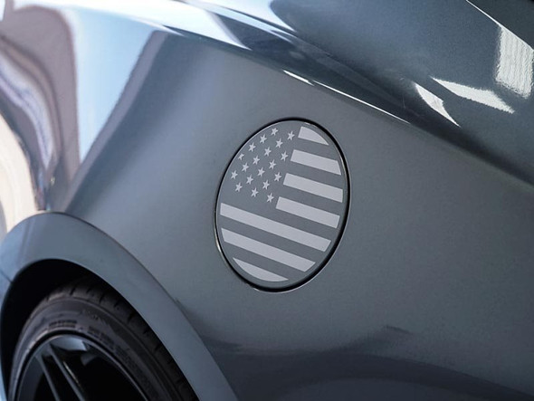 Phastek American Flag Fuel Door Vinyl :: 2019-2021 GMC Sierra 1500