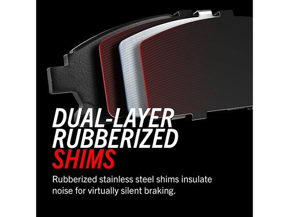 PowerStop Z16 Evolution Ceramic Rear Brake Pads :: 2020-2021 Chevrolet Corvette C8 Stingray