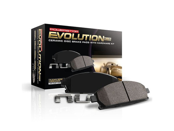 PowerStop Z17 Evolution Plus Ceramic Front Brake Pads W/Hardware :: 2020-2025 Chevrolet Corvette C8 Stingray/Z51