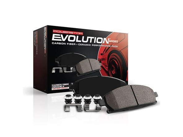 PowerStop Z23 Evolution Sport Carbon-Fiber Front Brake Pads :: 2020-2025 Chevrolet Corvette Stingray/Z51